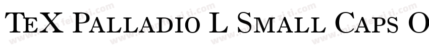 TeX Palladio L Small Caps Old Sty字体转换